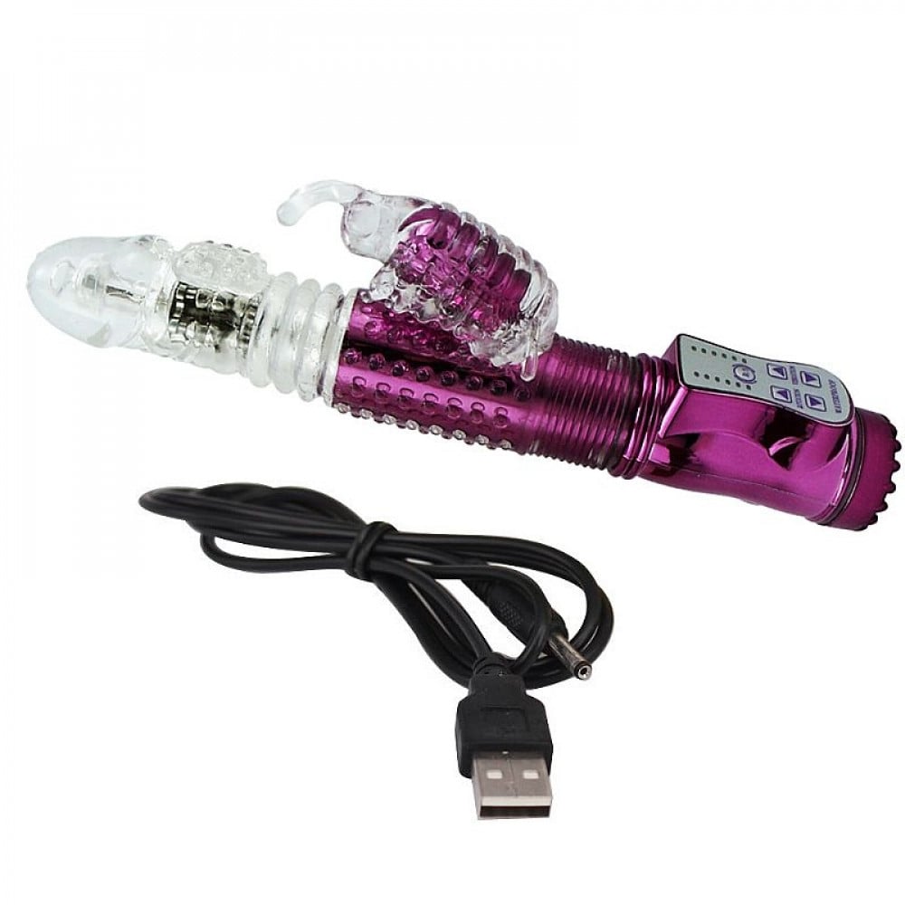 Vibrador Rotativo Vai e Vem 36 Vibrações Usb General Import