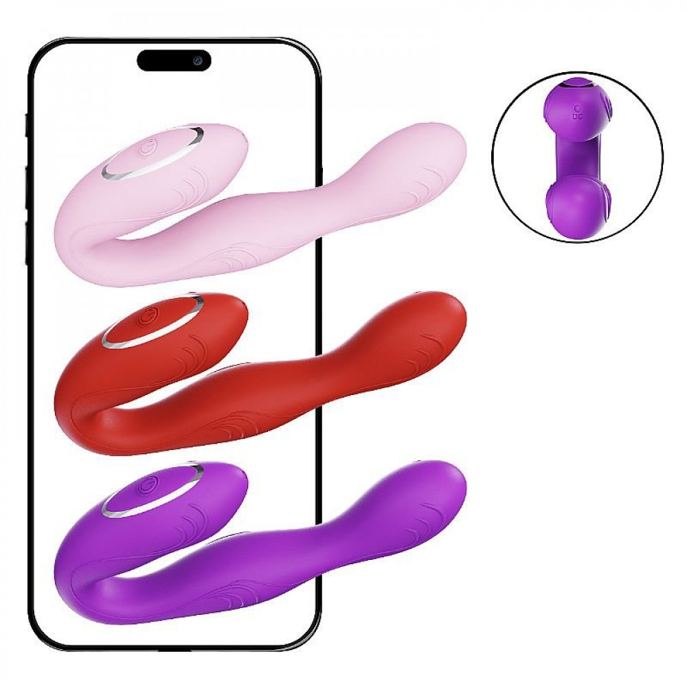 Vibrador Casal 2 Aplicativo À Longa Distância 12 Modos General Import