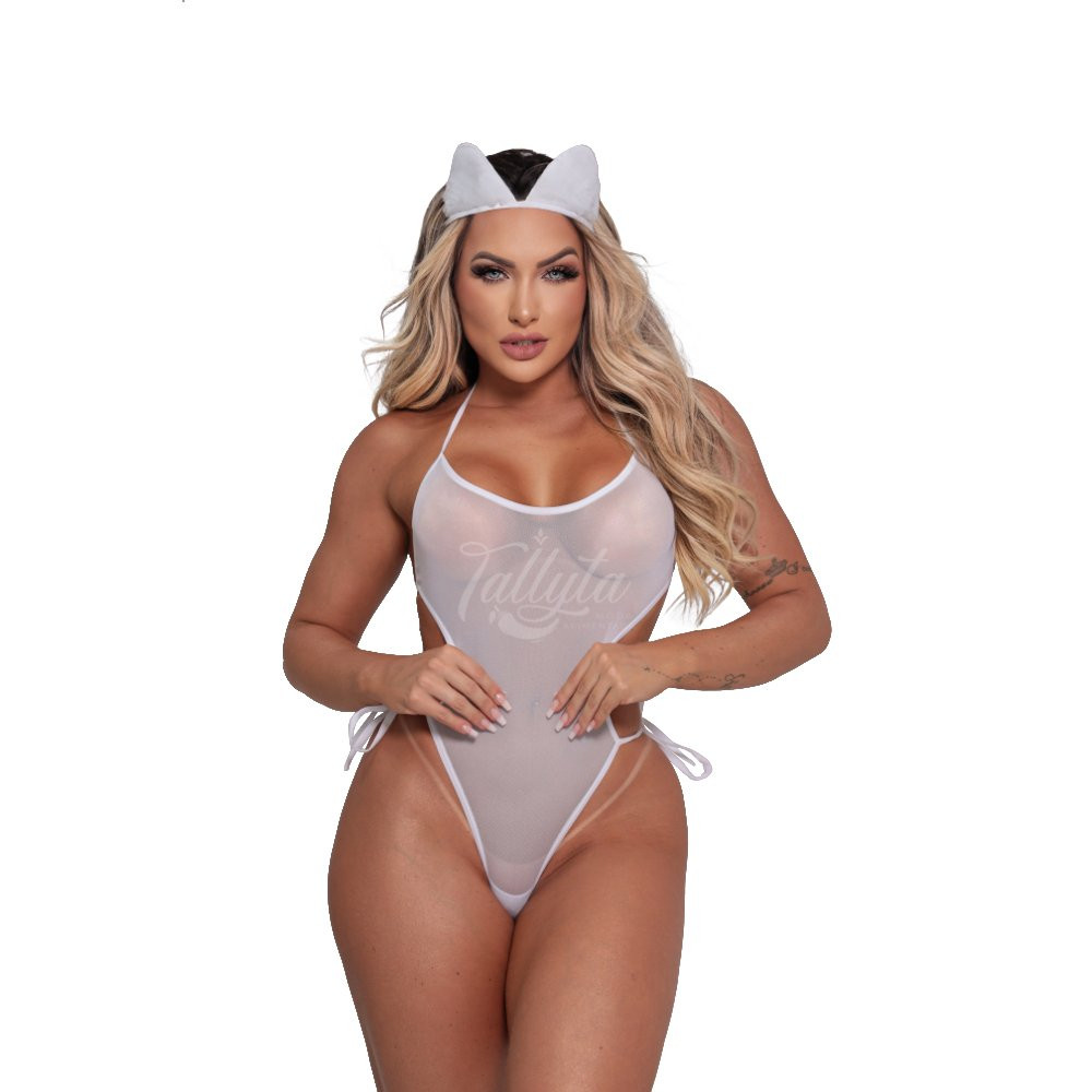 Fantasia Body Coelhinha Safada Tallyta