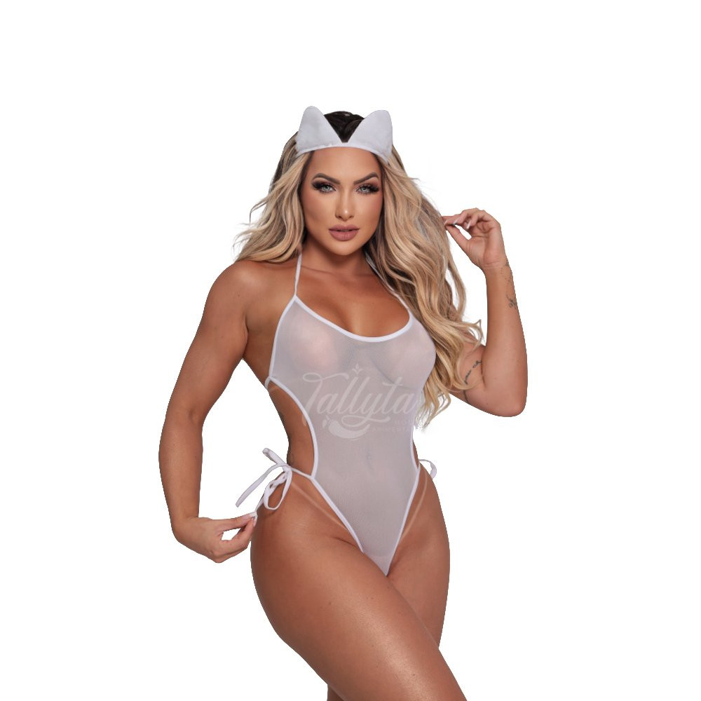 Fantasia Body Coelhinha Safada Tallyta