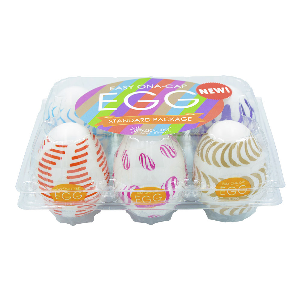 Caixa Masturbador Magical Kiss Ona Cap Egg 6 Unidades General Import