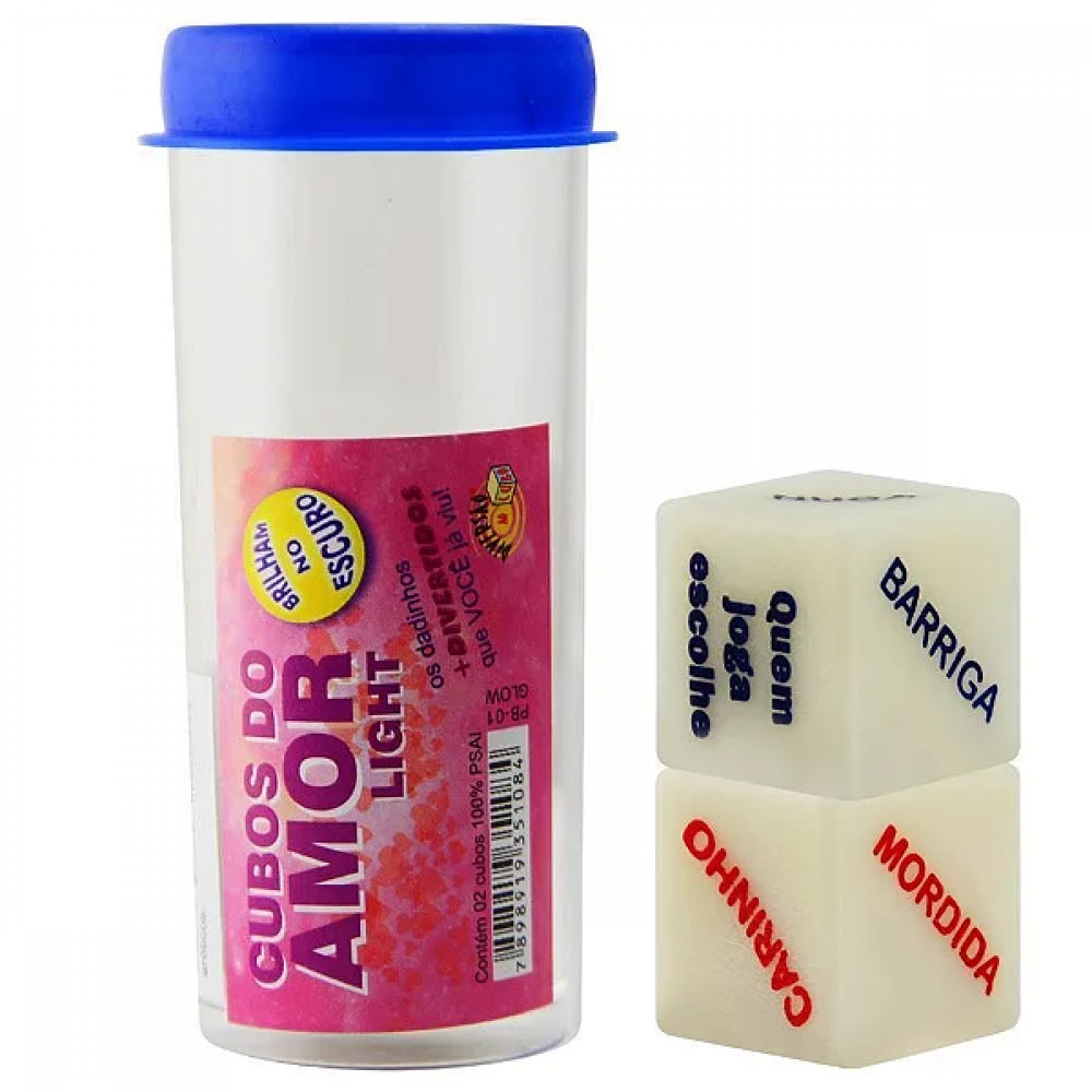 Cubos do Amor Light Brilha no Escuro Diversão ao Cubo