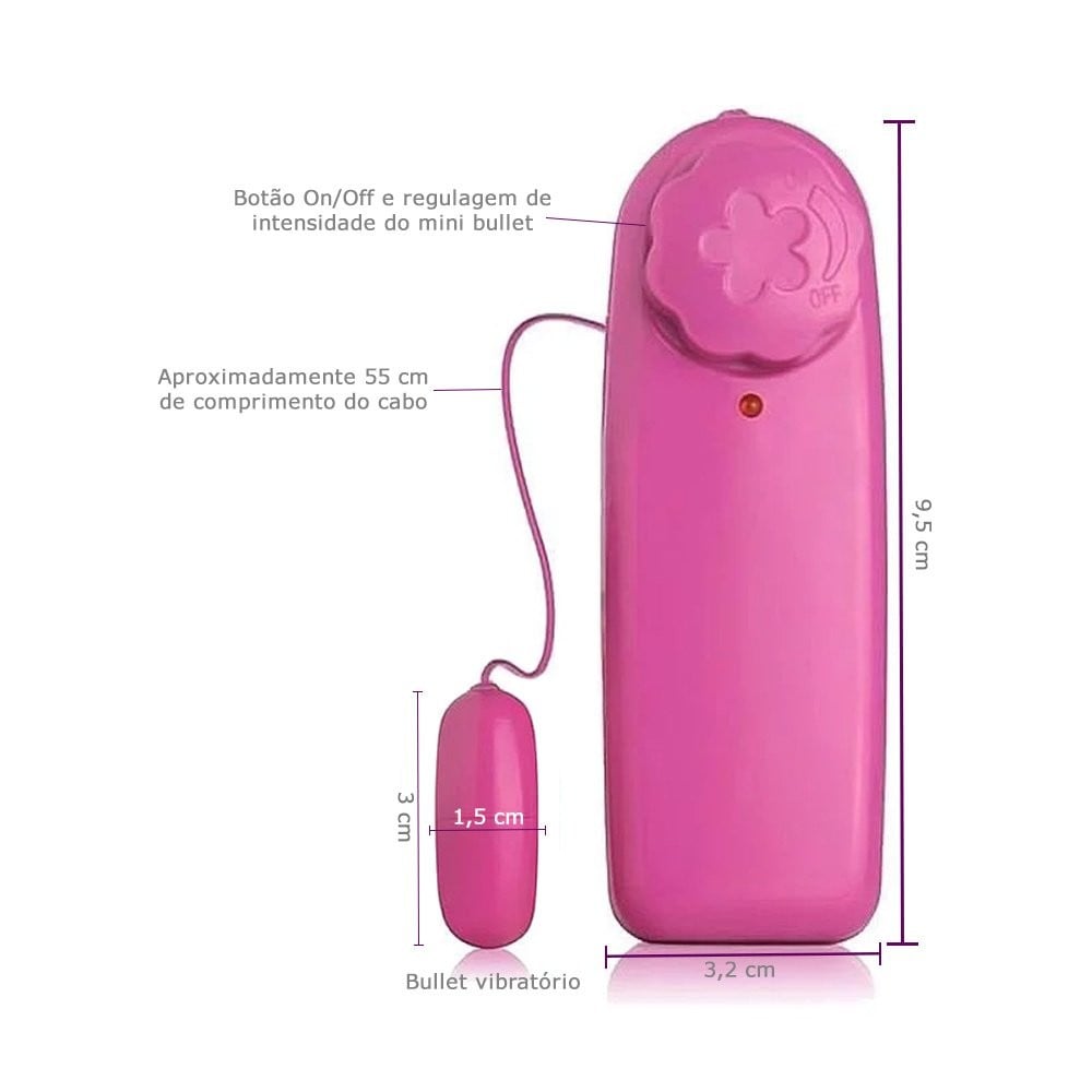 Micro Cápsula Bullet Multivelocidades General Import