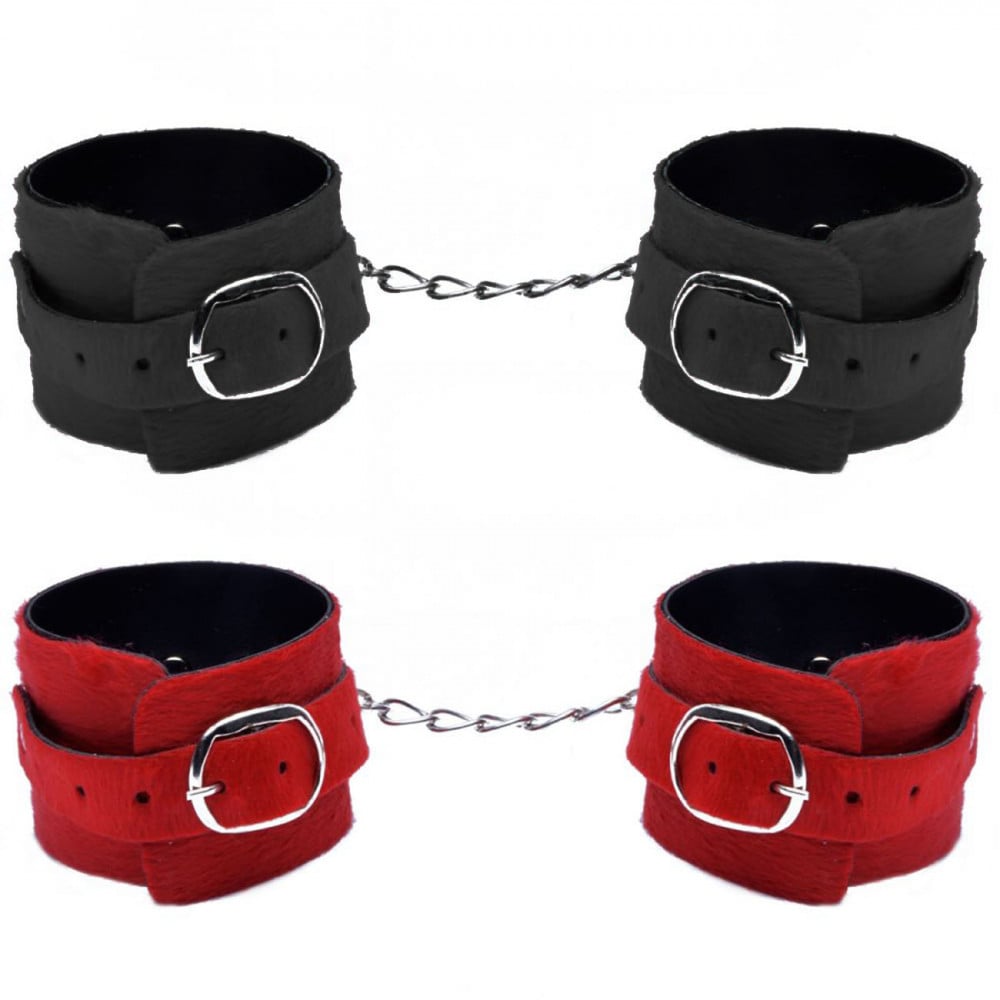 Algema Bracelete Pelúcia Lisa Dominatrix