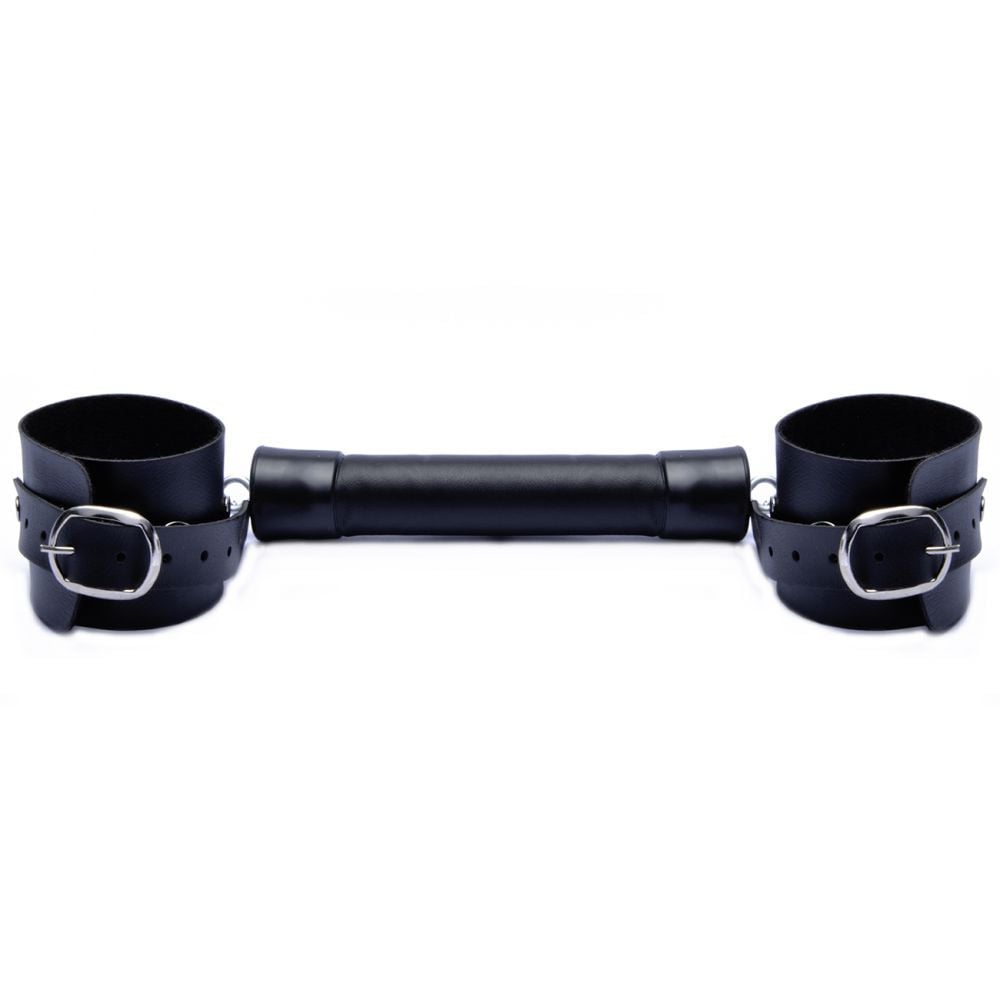 Algema Bracelete Preto com Separador 15cm Dominatrix