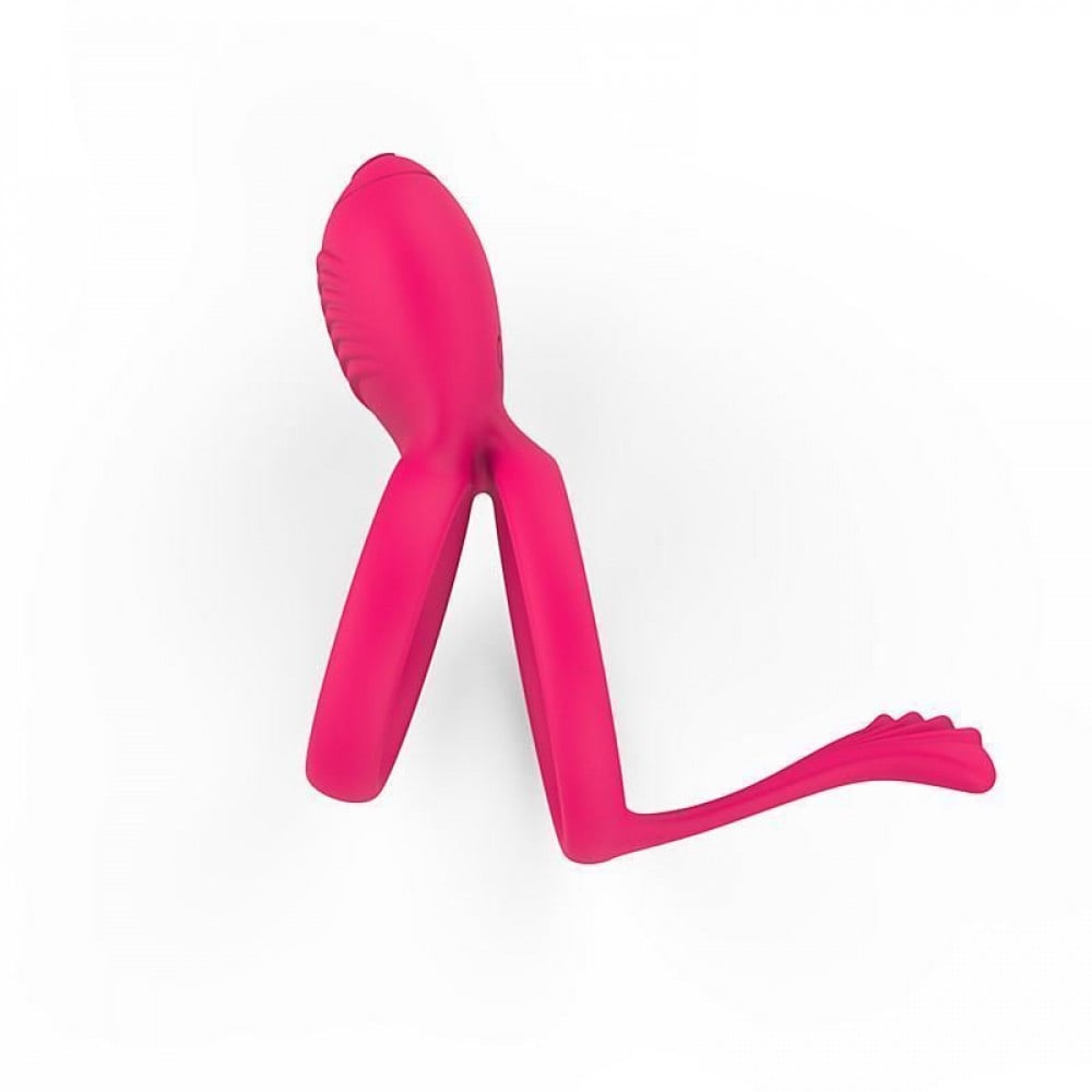 Anel Peniano Duplo com Vibrador e Estimulador de Clitóris General Import