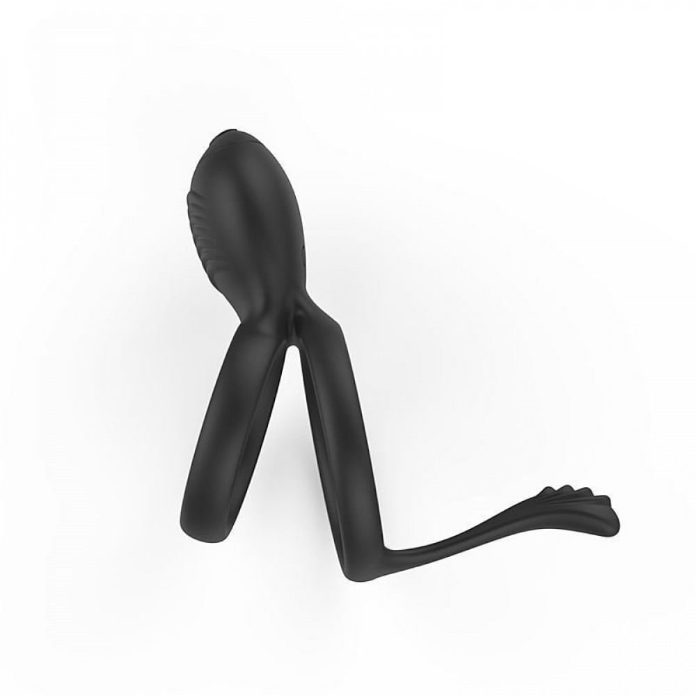 Anel Peniano Duplo com Vibrador e Estimulador de Clitóris General Import
