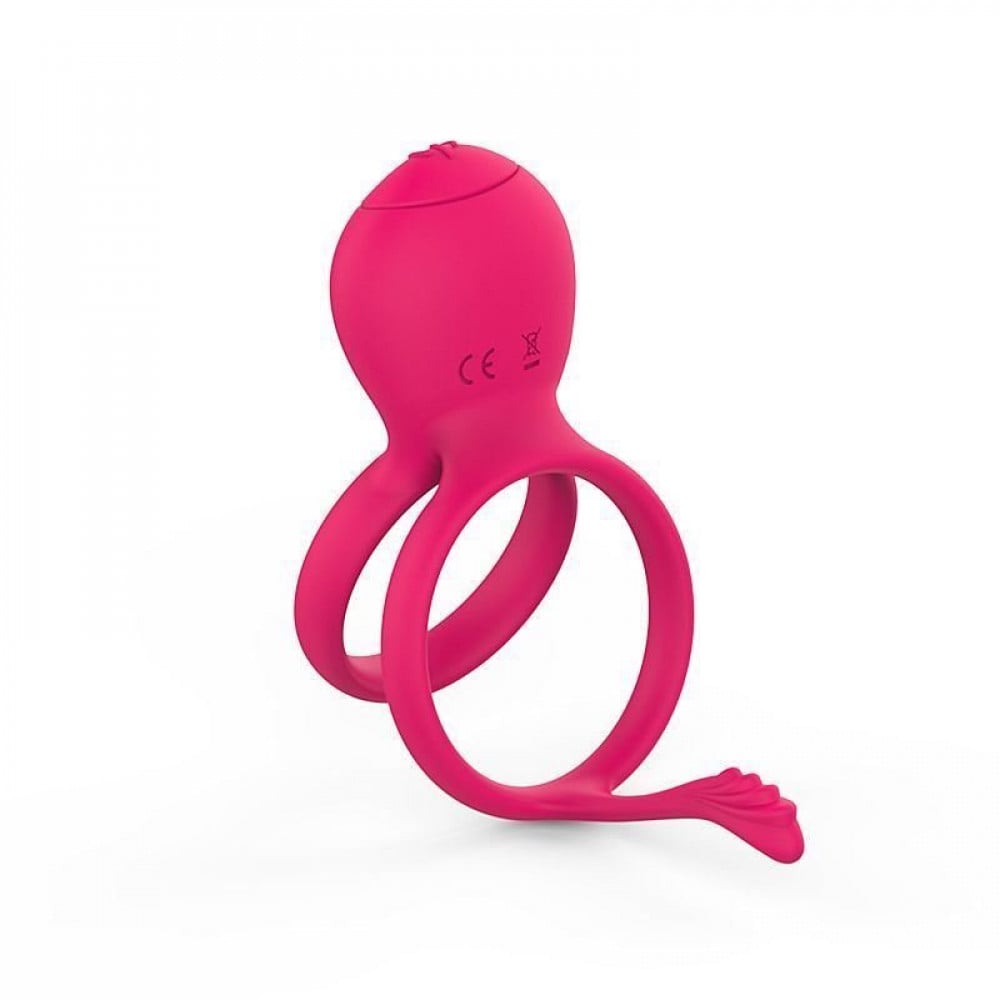 Anel Peniano Duplo com Vibrador e Estimulador de Clitóris General Import