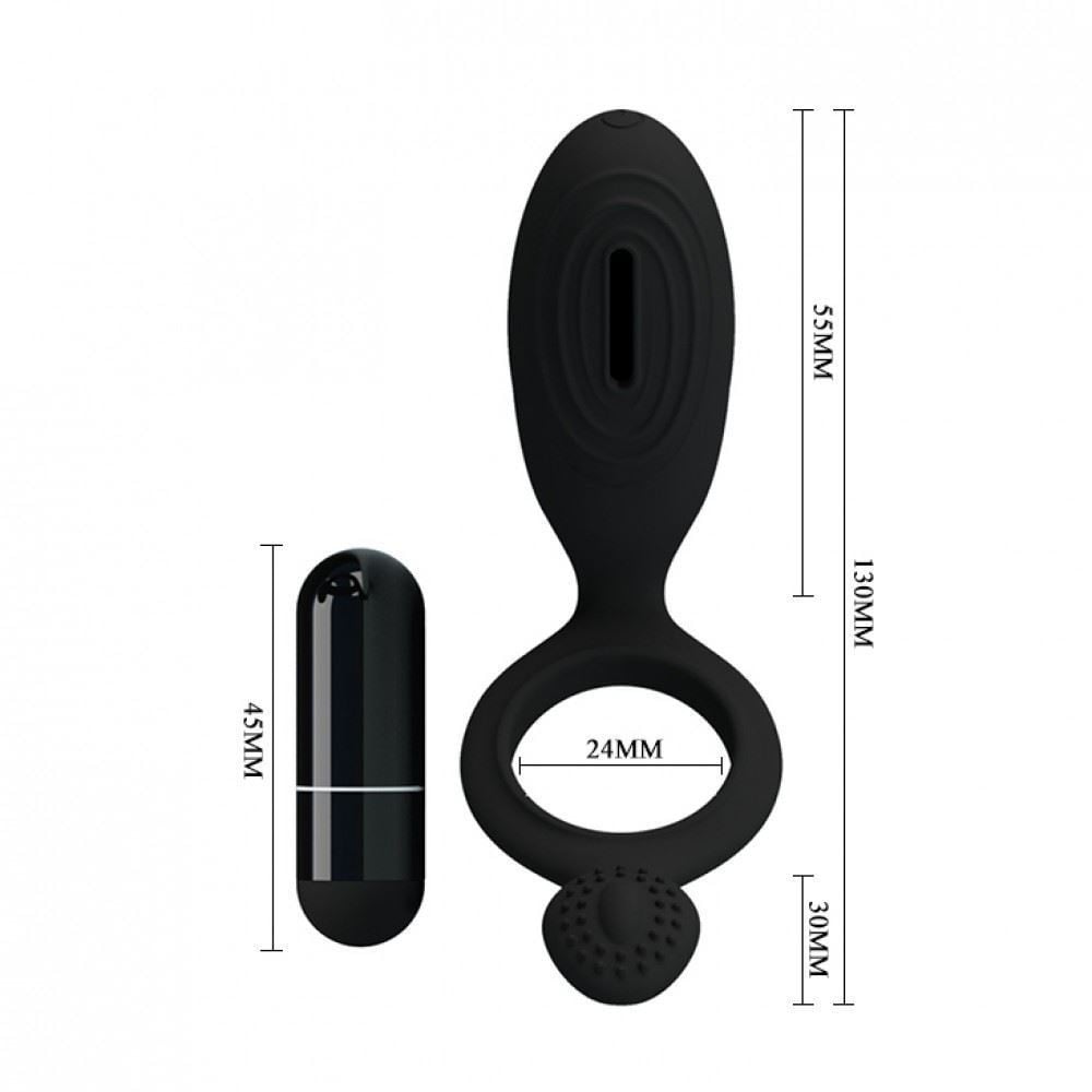 Anel Peniano Ethel Duplo Vibrador General Import