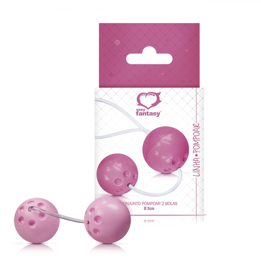 Bolinha de Pompoar 2 Unidades Sexy Fantasy
