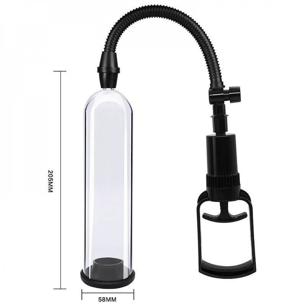 Bomba Peniana Manual Pump 3 Anéis Silicone e Bocal Vagina General Import