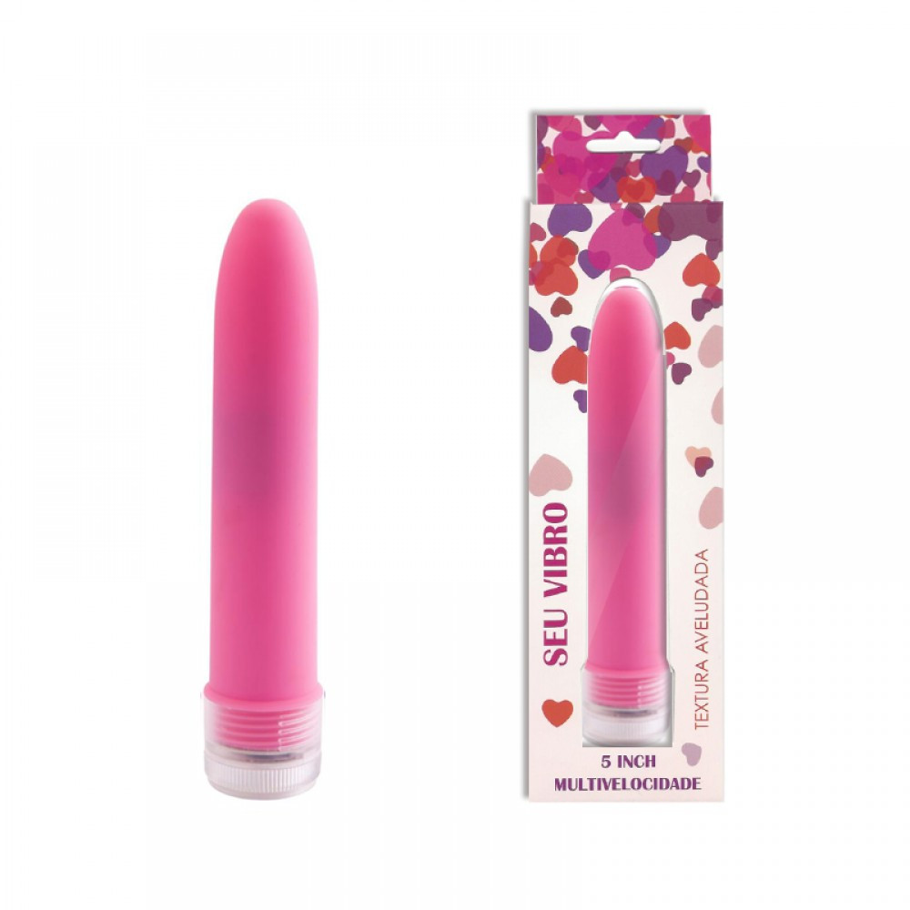 Vibrador Personal Pequeno Multivelocidade e Textura Aveludada General Import