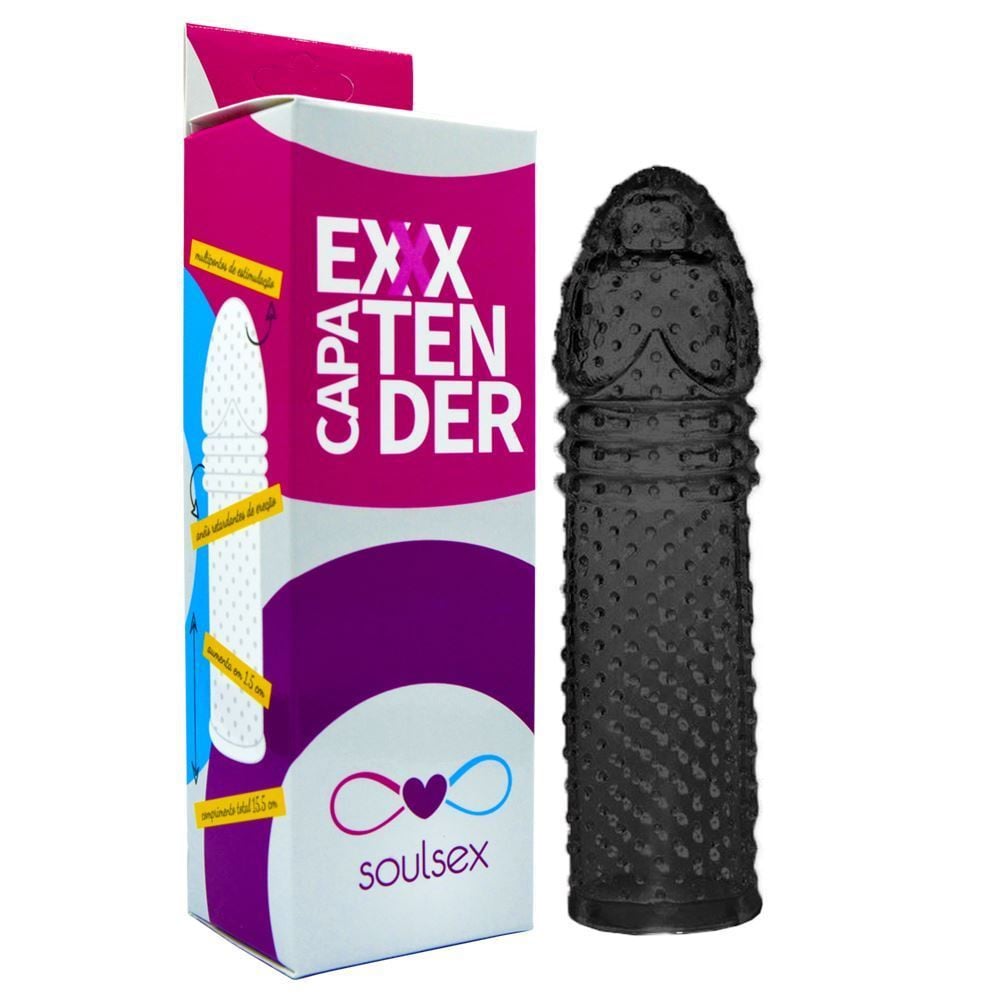 Capa Peniana Silicone Extender Colors Soul Sex