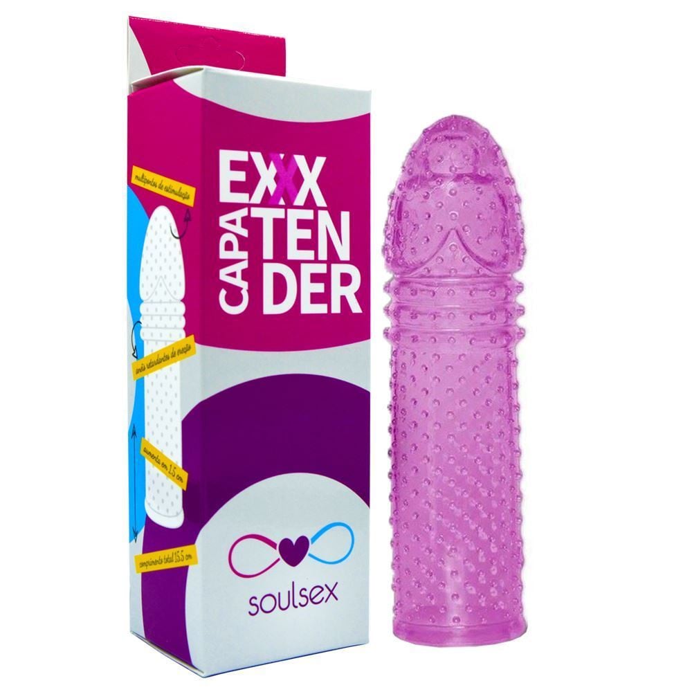 Capa Peniana Silicone Extender Colors Soul Sex