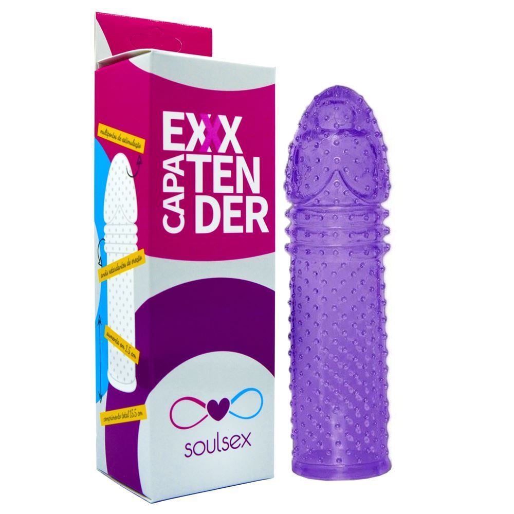 Capa Peniana Silicone Extender Colors Soul Sex