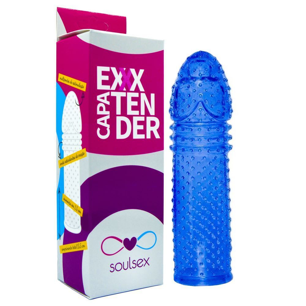 Capa Peniana Silicone Extender Colors Soul Sex