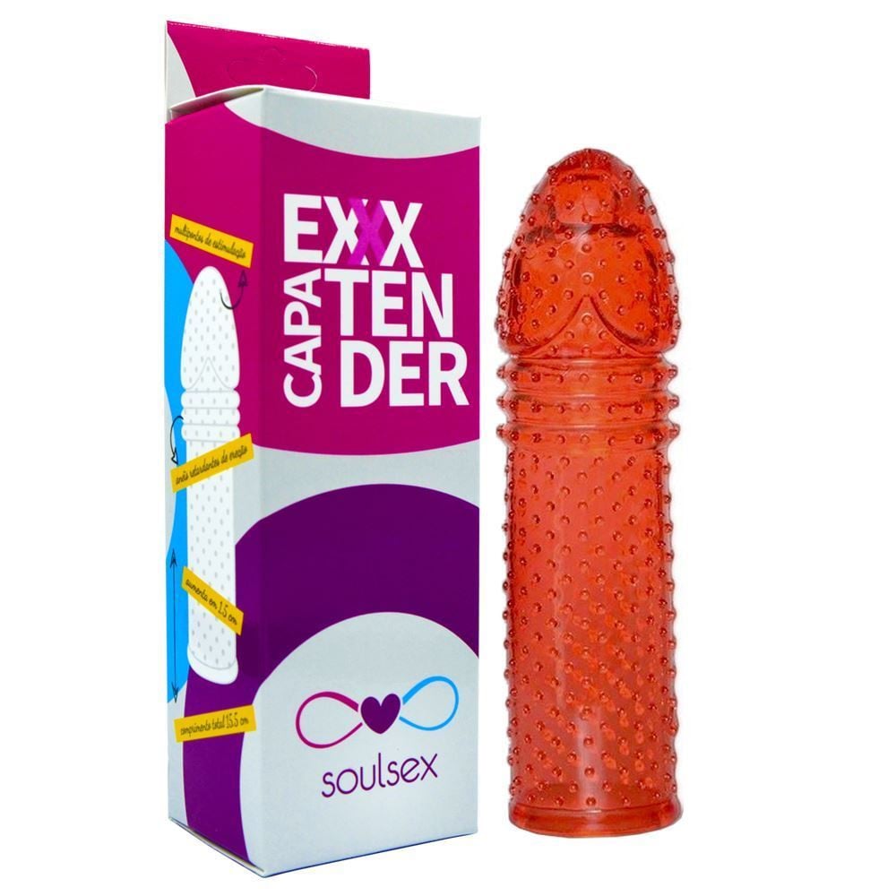 Capa Peniana Silicone Extender Colors Soul Sex