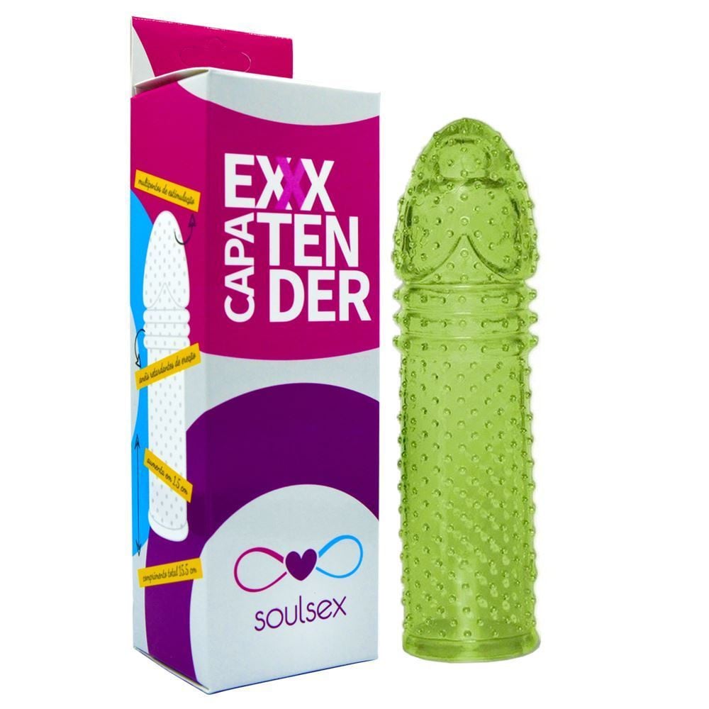 Capa Peniana Silicone Extender Colors Soul Sex