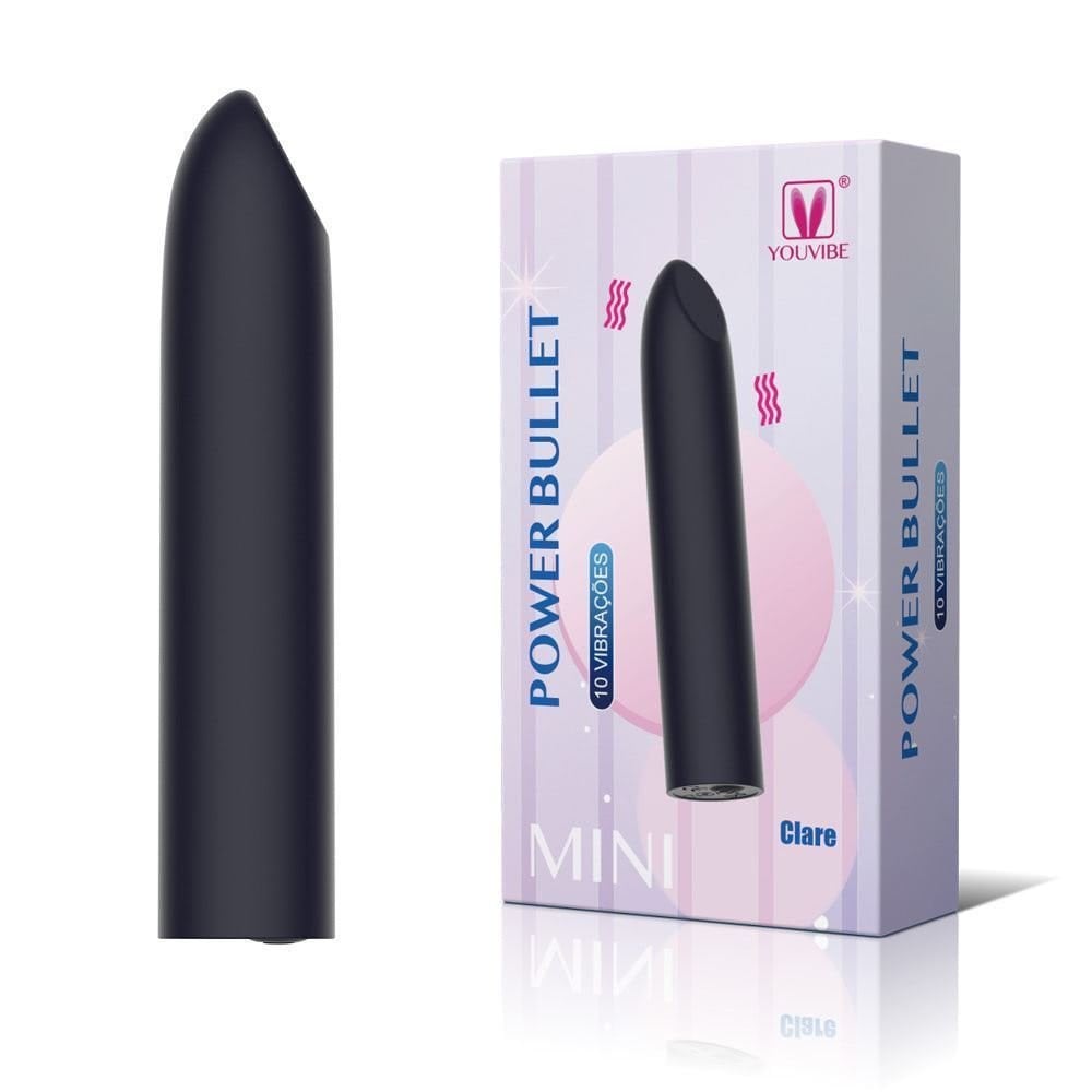 Cápsula Power Bullet Recarregável 10 Vibrações Clare General Import