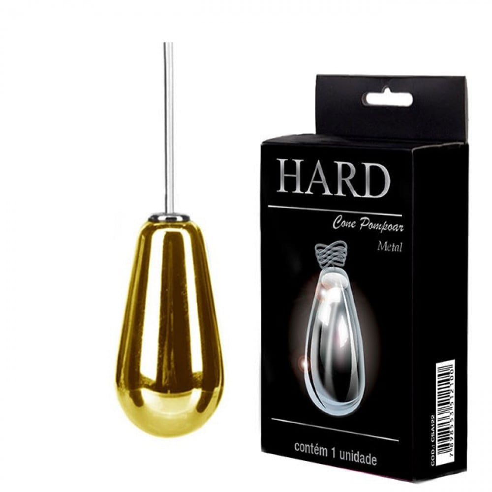Cone Hard Metal Cor Dourado 32gr Hard