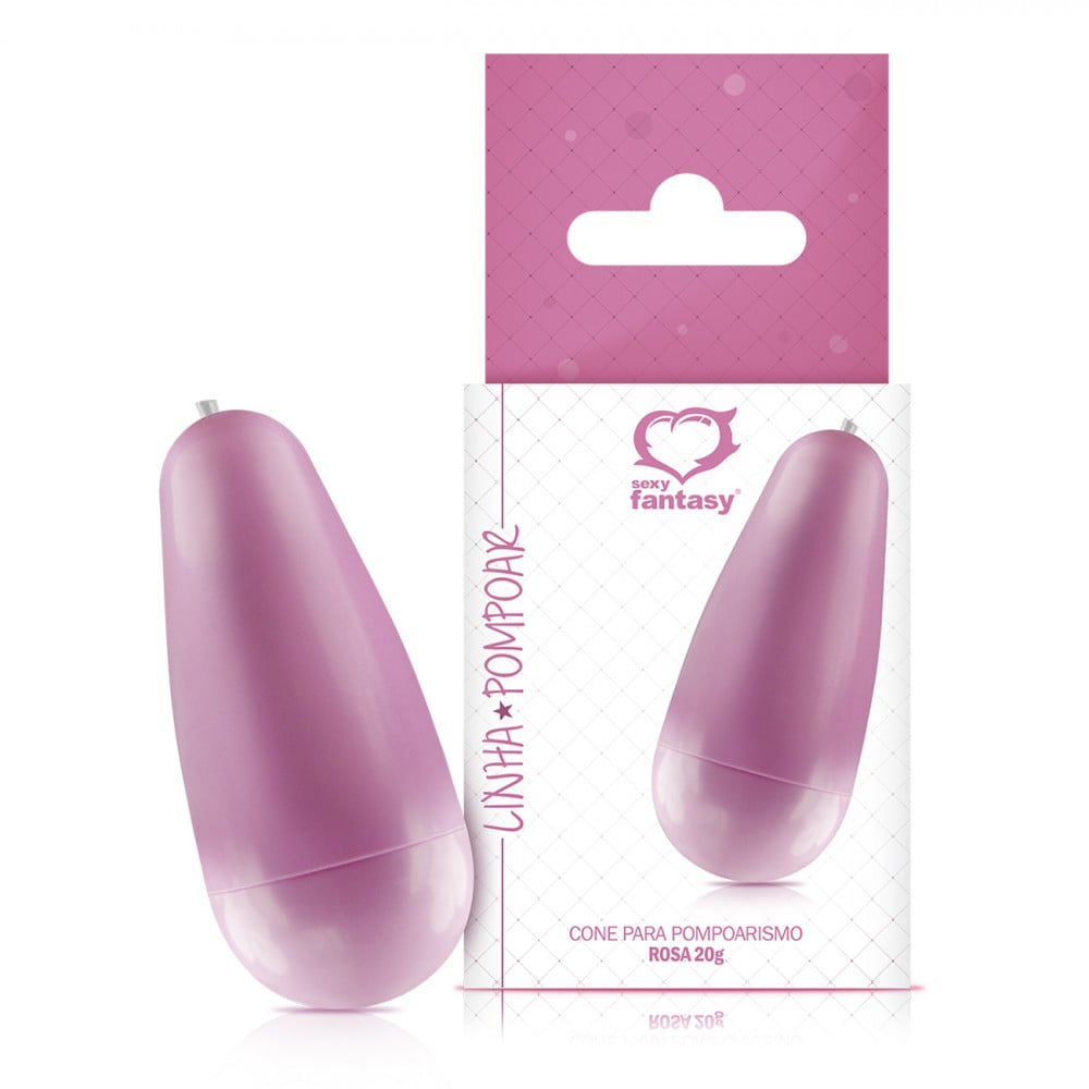Cone para Pompoarismo Rosa 20gr Sexy Fantasy