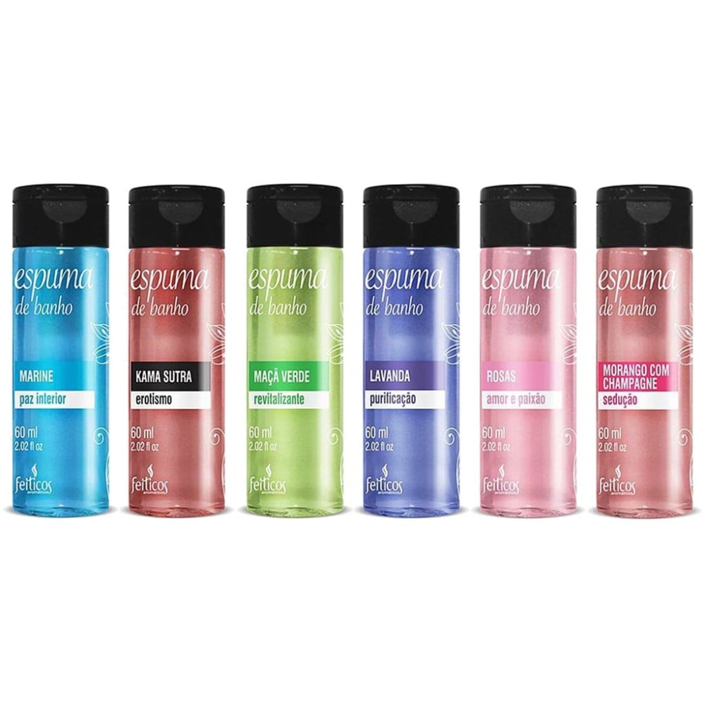 Espuma de Banho 60ml Feitiços Aromáticos