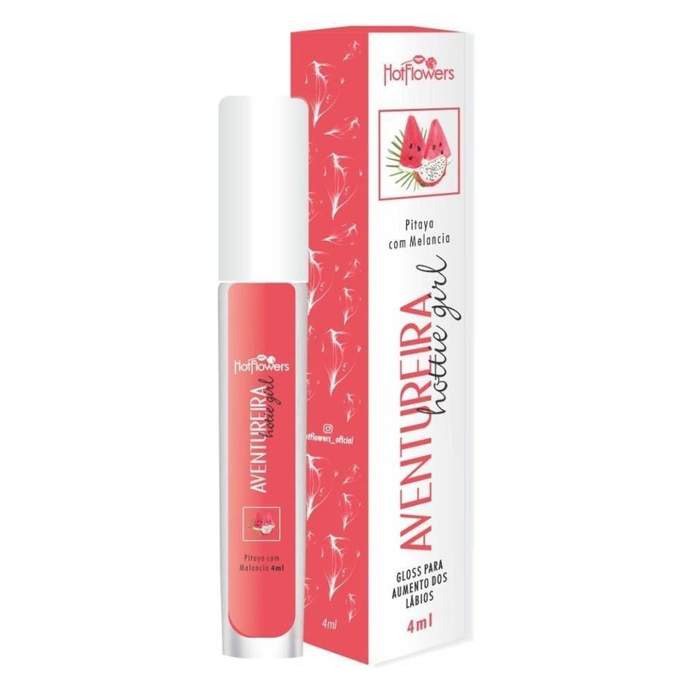 Gloss Hottie Girl Aventureira 4ml Hot Flowers