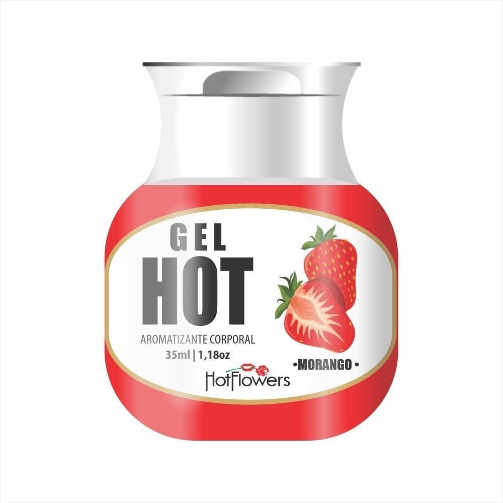 Gel Aromatizante Comestivel Hot 35ml Hot Flowers