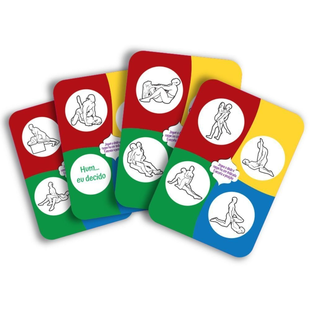 Jogo do Kama Sutra Hétero Dado e Raspadinhas Diversão ao Cubo