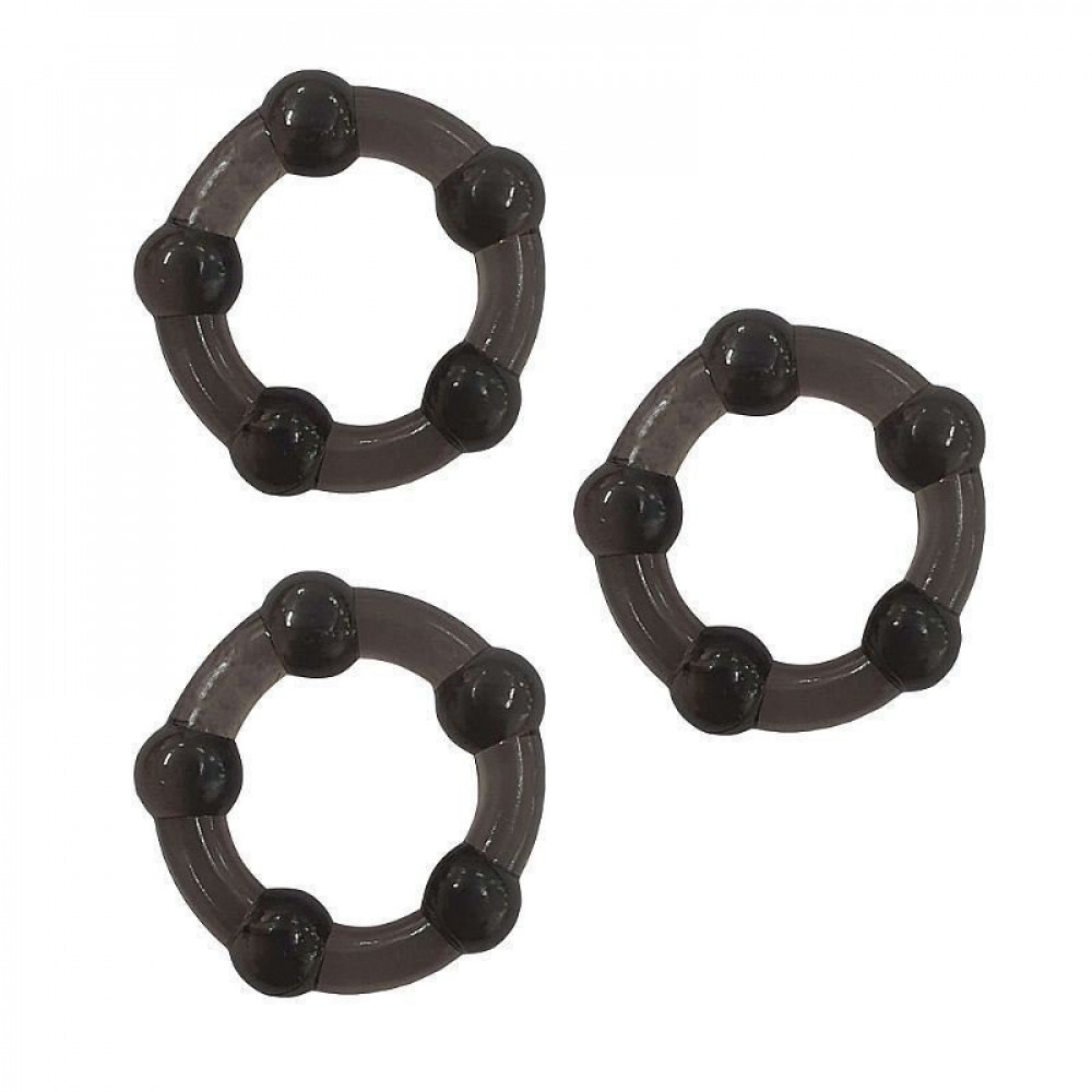 Kit Anéis Penianos Silicone com 3 Unidades 3,7cm General Import