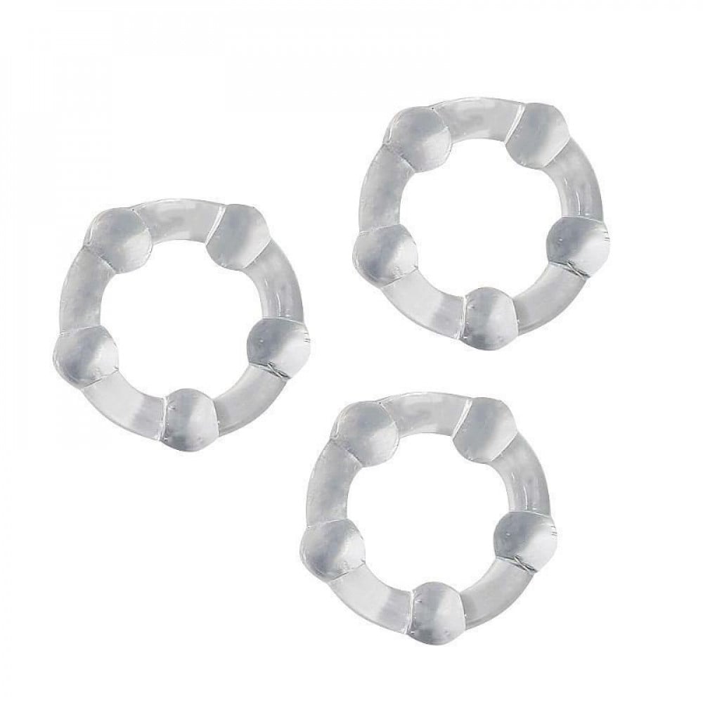 Kit Anéis Penianos Silicone com 3 Unidades 3,7cm General Import