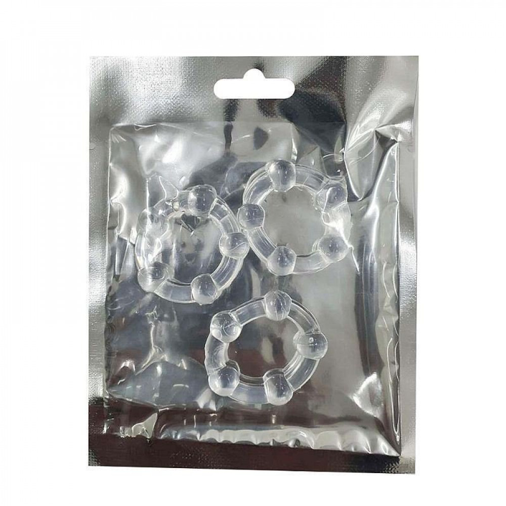 Kit Anéis Penianos Silicone com 3 Unidades 3,7cm General Import