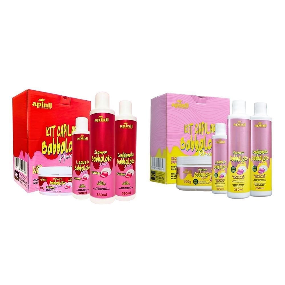 Kit Capilar Babbaloko Hair Apinil