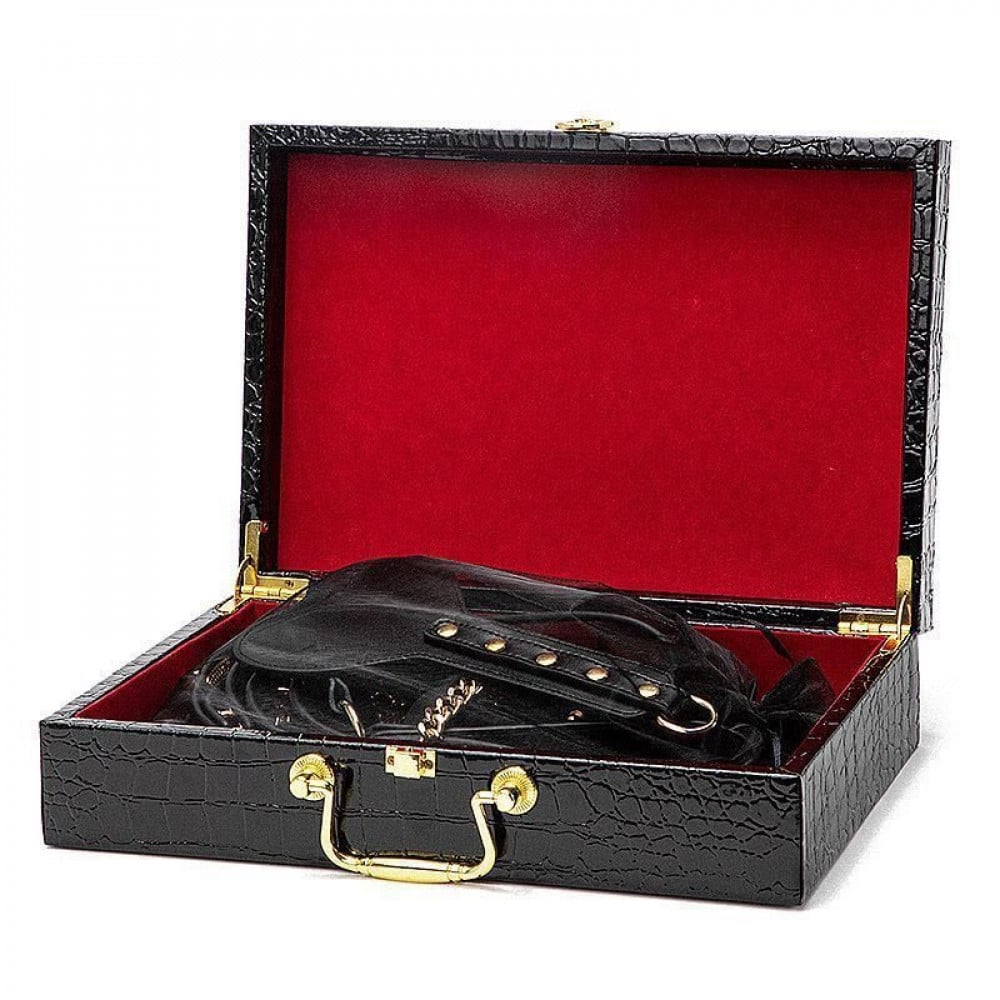 Kit Maleta Sado Luxo Preto General Import