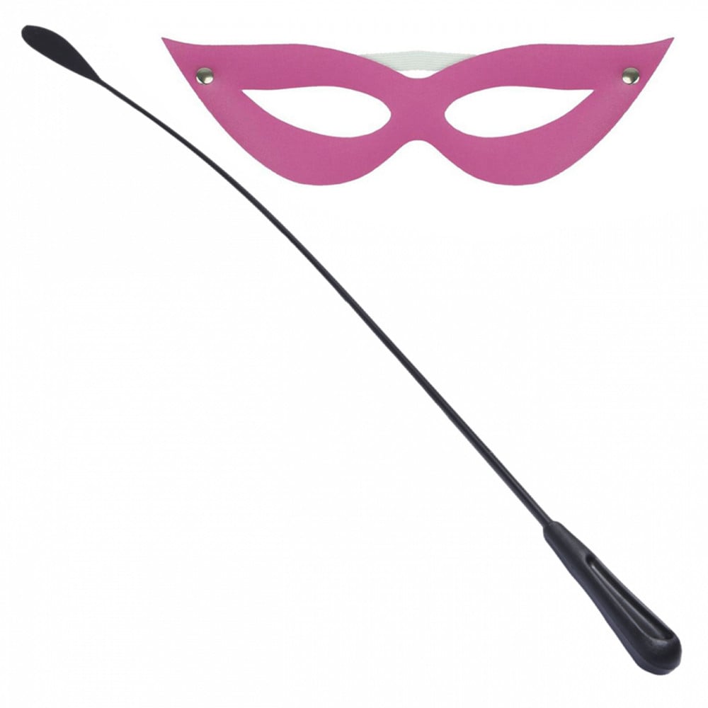 Kit Tiazinha Máscara e Chibata Dominatrix