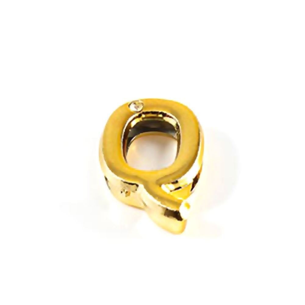 Letras Consoantes Abs Dourada Strass 10 Unidades Hard