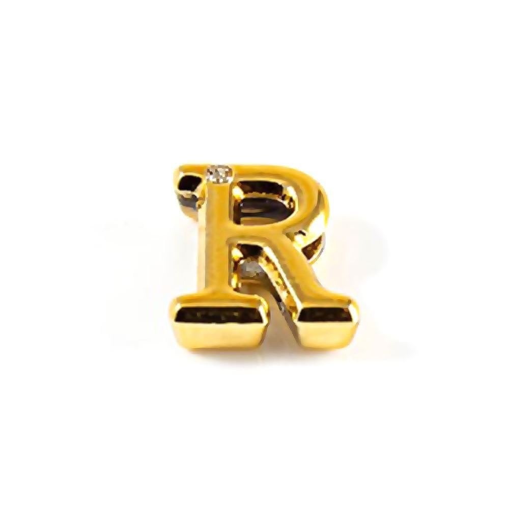Letras Consoantes Abs Dourada Strass 10 Unidades Hard