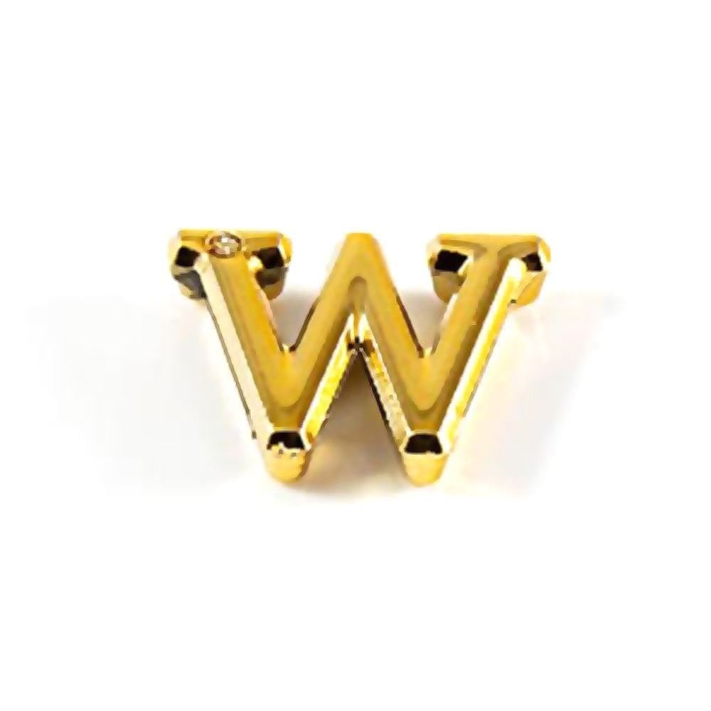 Letras Consoantes Abs Dourada Strass 10 Unidades Hard