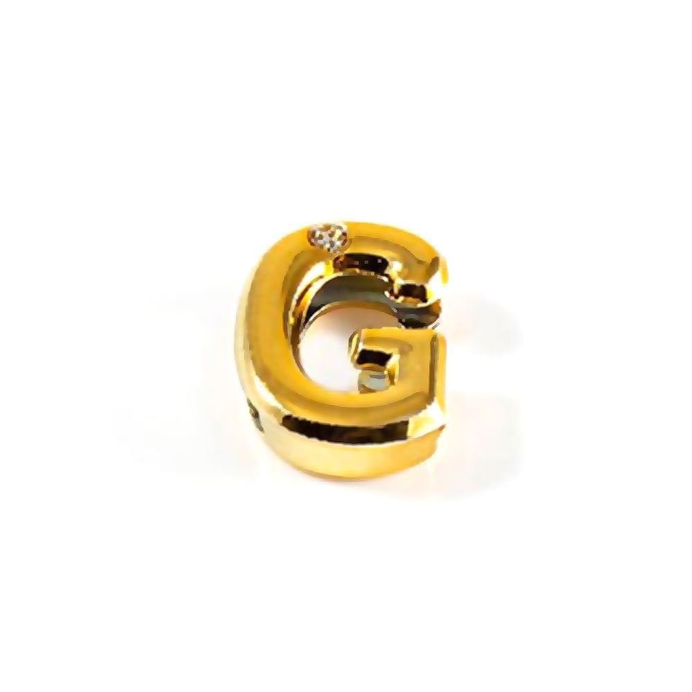 Letras Consoantes Abs Dourada Strass 10 Unidades Hard