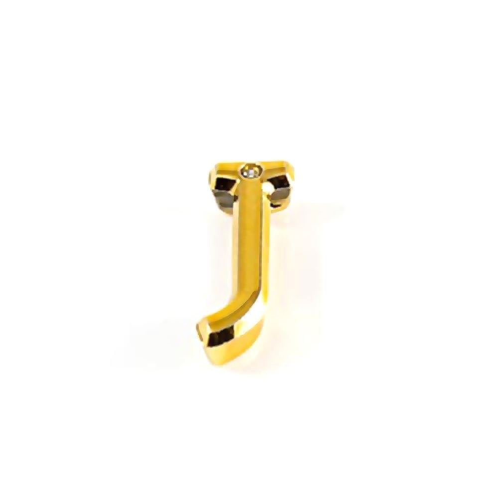 Letras Consoantes Abs Dourada Strass 10 Unidades Hard