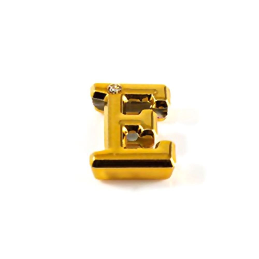 Letras Vogais Abs Dourada Strass 10 Unidades Hard