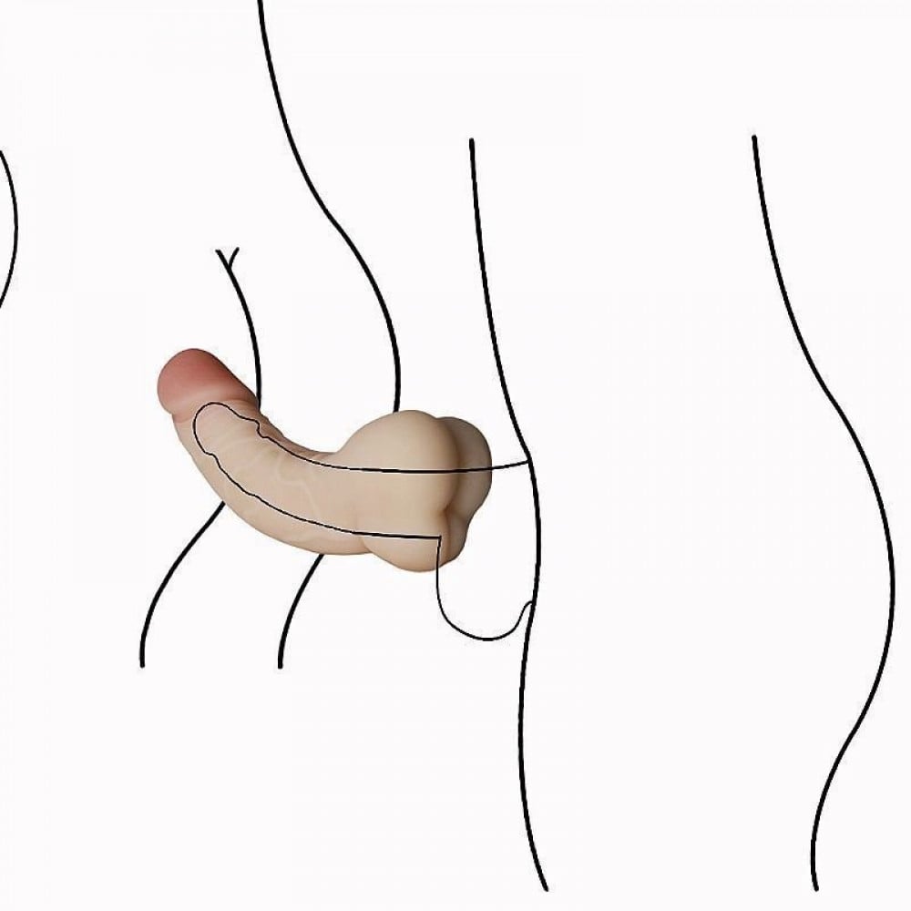 Masturbador Masculino Ânus em Formato de Pênis General Import