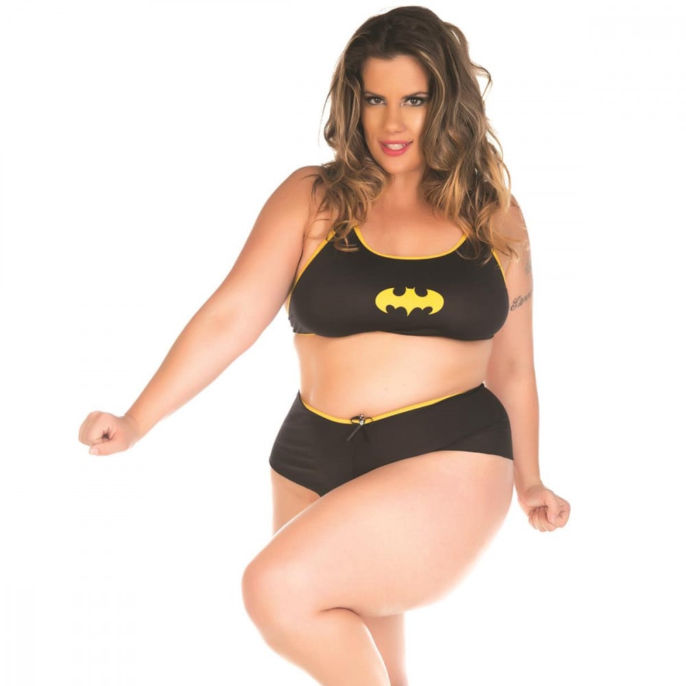 Mini Fantasia Bat Girl Plus Pimenta Sexy