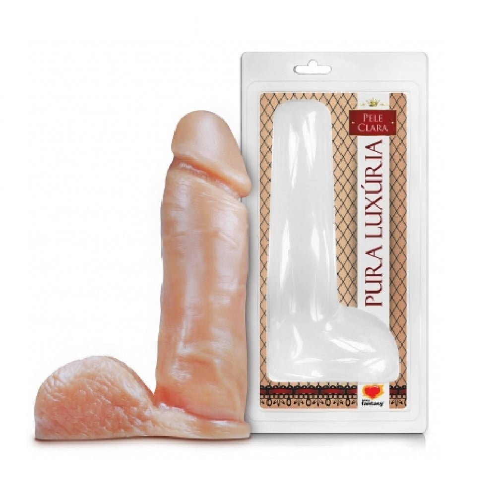 Pênis Realístico com Escroto 18x4,7cm Sexy Fantasy