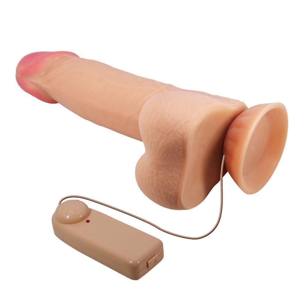 Pênis Realístico com Vibro Dupla Camada 21,8x4,6cm General Import