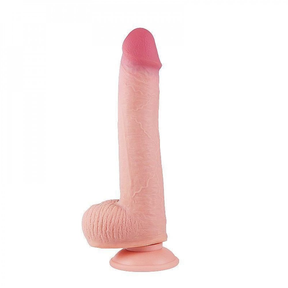 Pênis Super Realístico Dupla Camada Ventosa Removível 22,9x4,1cm General Import