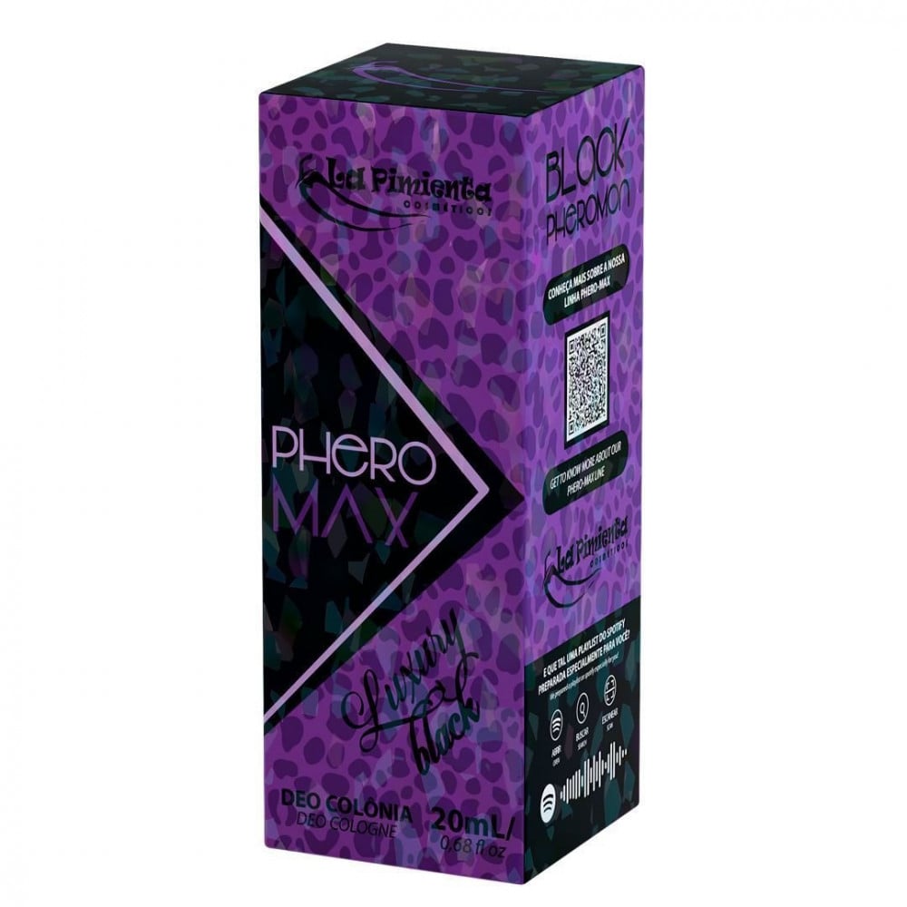 Perfume Phero Max Luxury Black 20ml La Pimienta