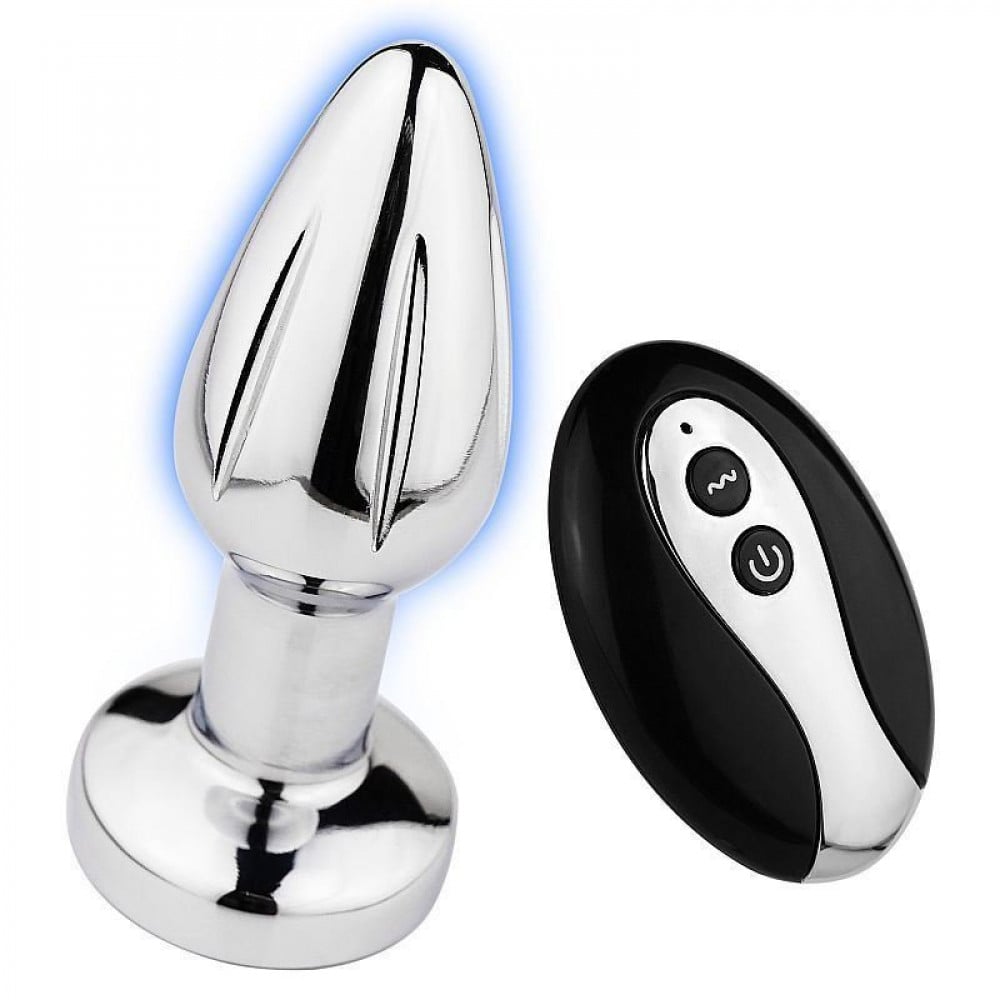 Plug Anal Aço Vibro e Controle Pequeno 10 Vibrações General Import
