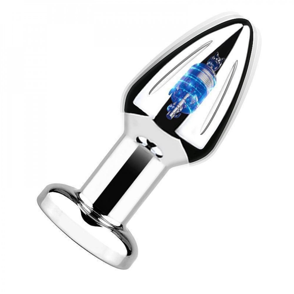Plug Anal Aço Vibro e Controle Pequeno 10 Vibrações General Import