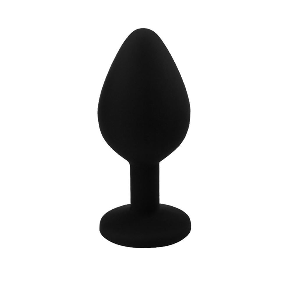 Plug Anal Aveludado Médio com Pedra General Import
